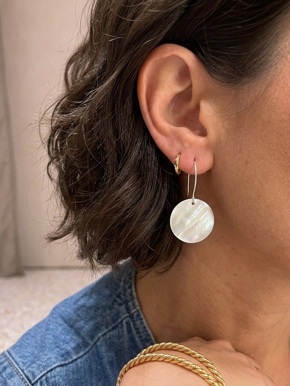DROP Dangle Pearl Earrings